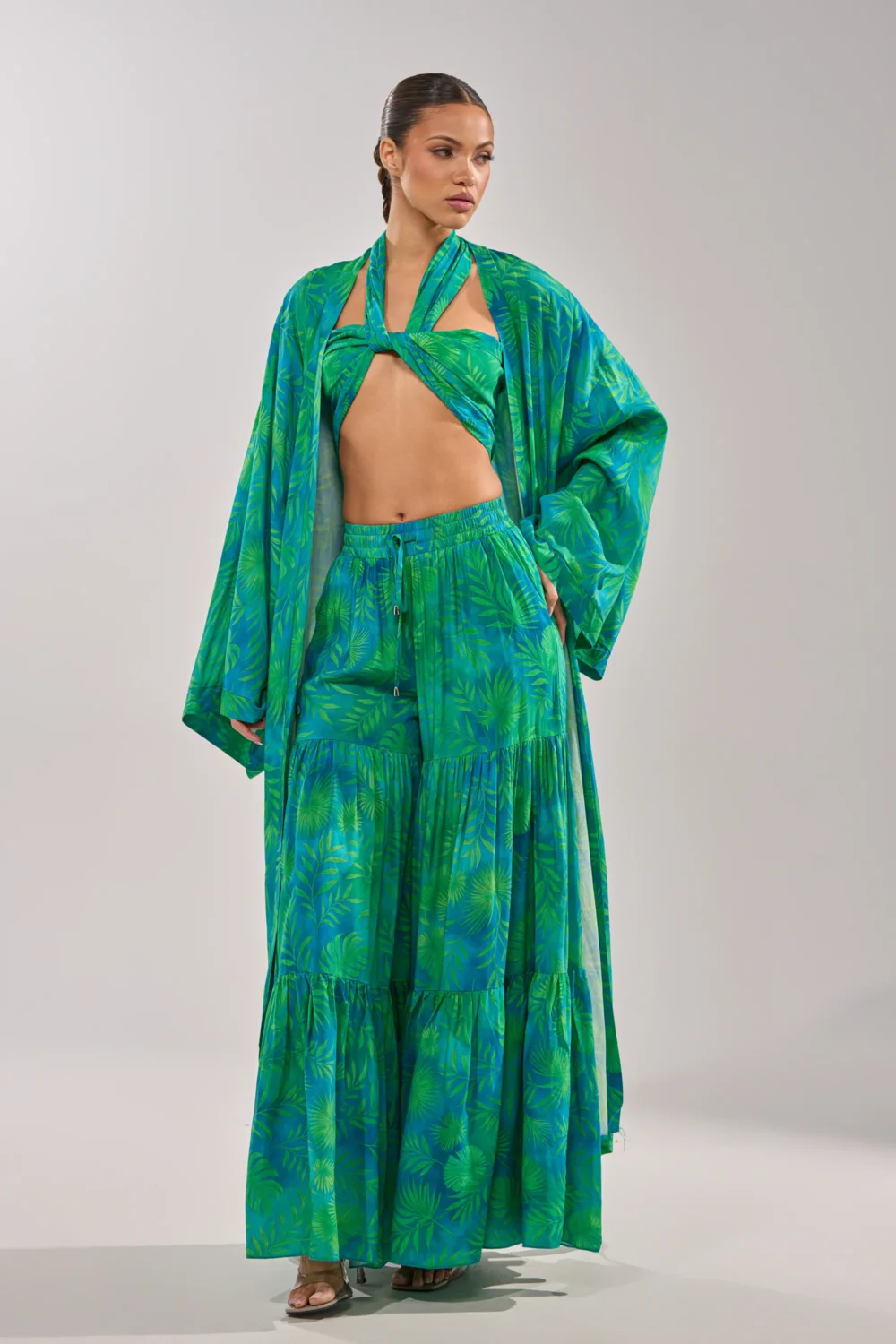 INTO THE GARDEN DUSTER IN GREEN - 4