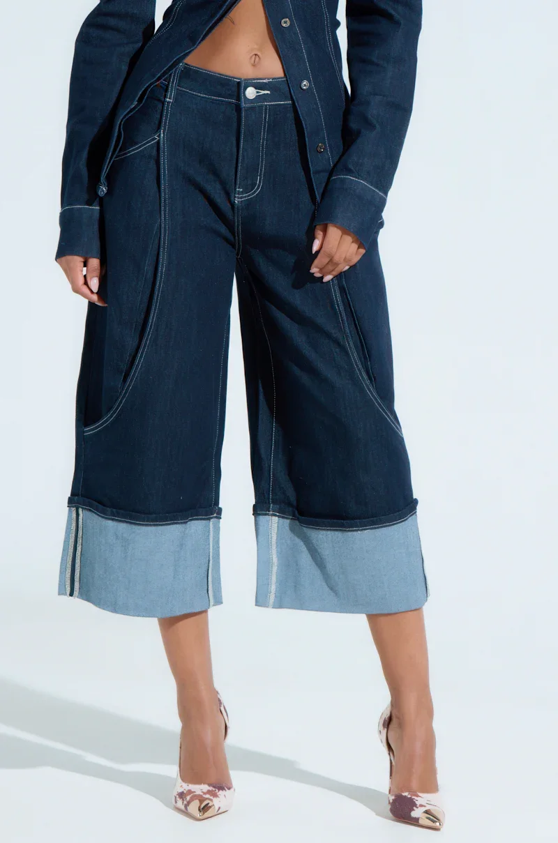 COME WITH ME DENIM BERMUDA SHORT - 5
