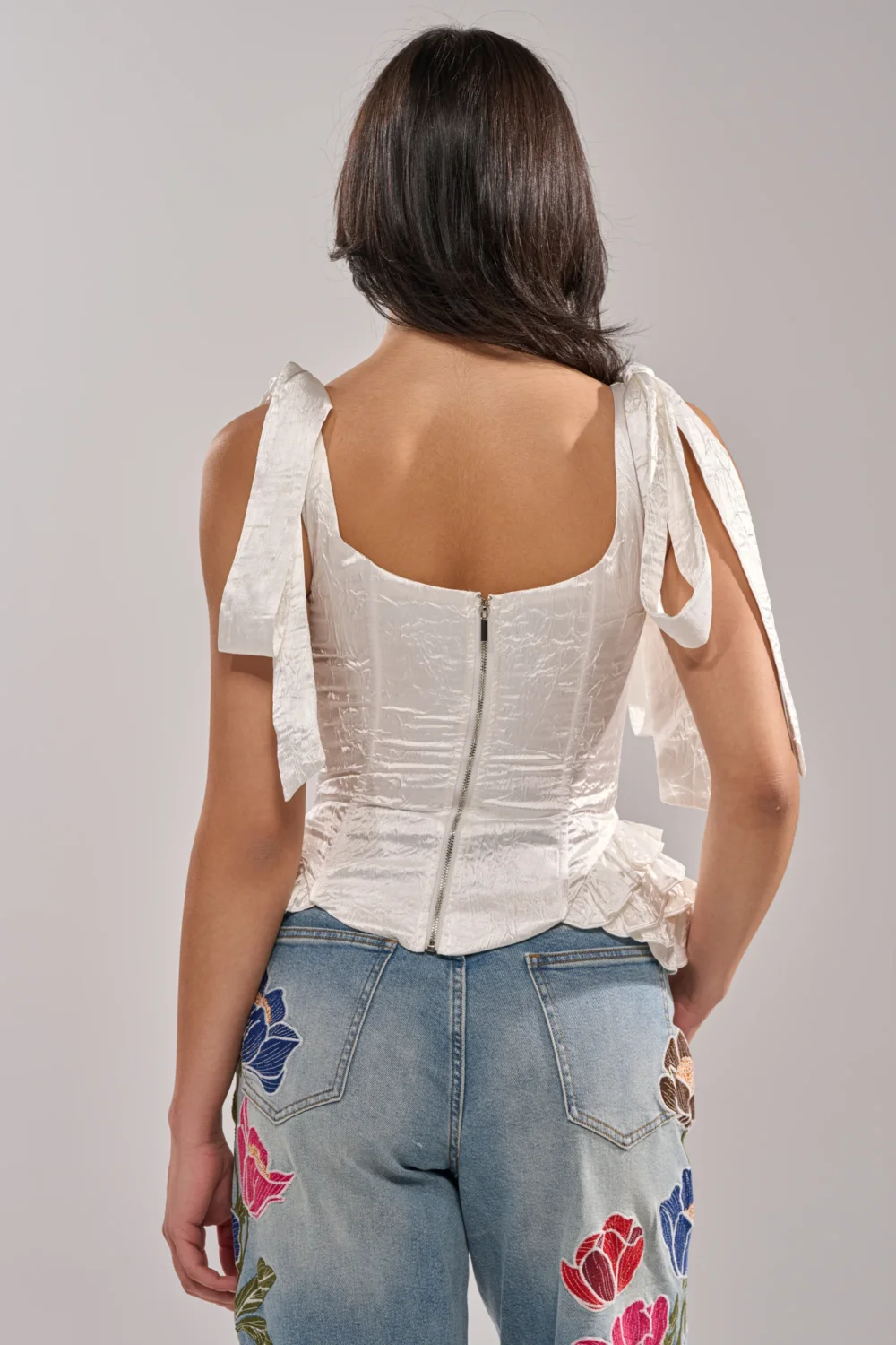 ANOTHER LIFE SATIN CORSET - 3