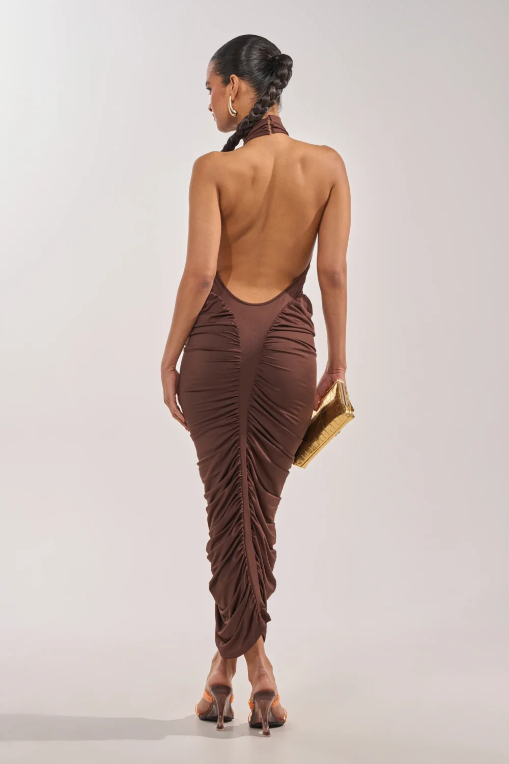 HIPS DON'T LIE RUCHED MAXI DRESS - 5
