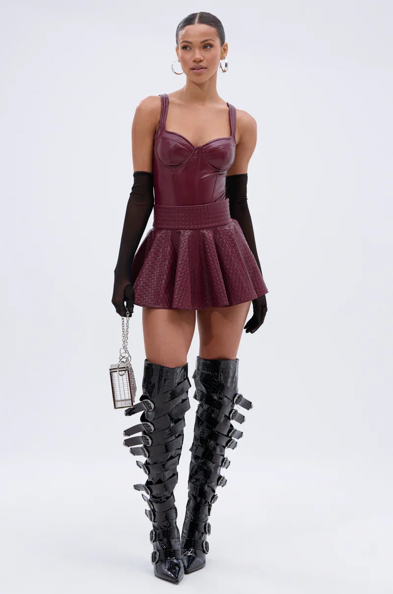 TOO GOOD FOR YOU MINI SKIRT
