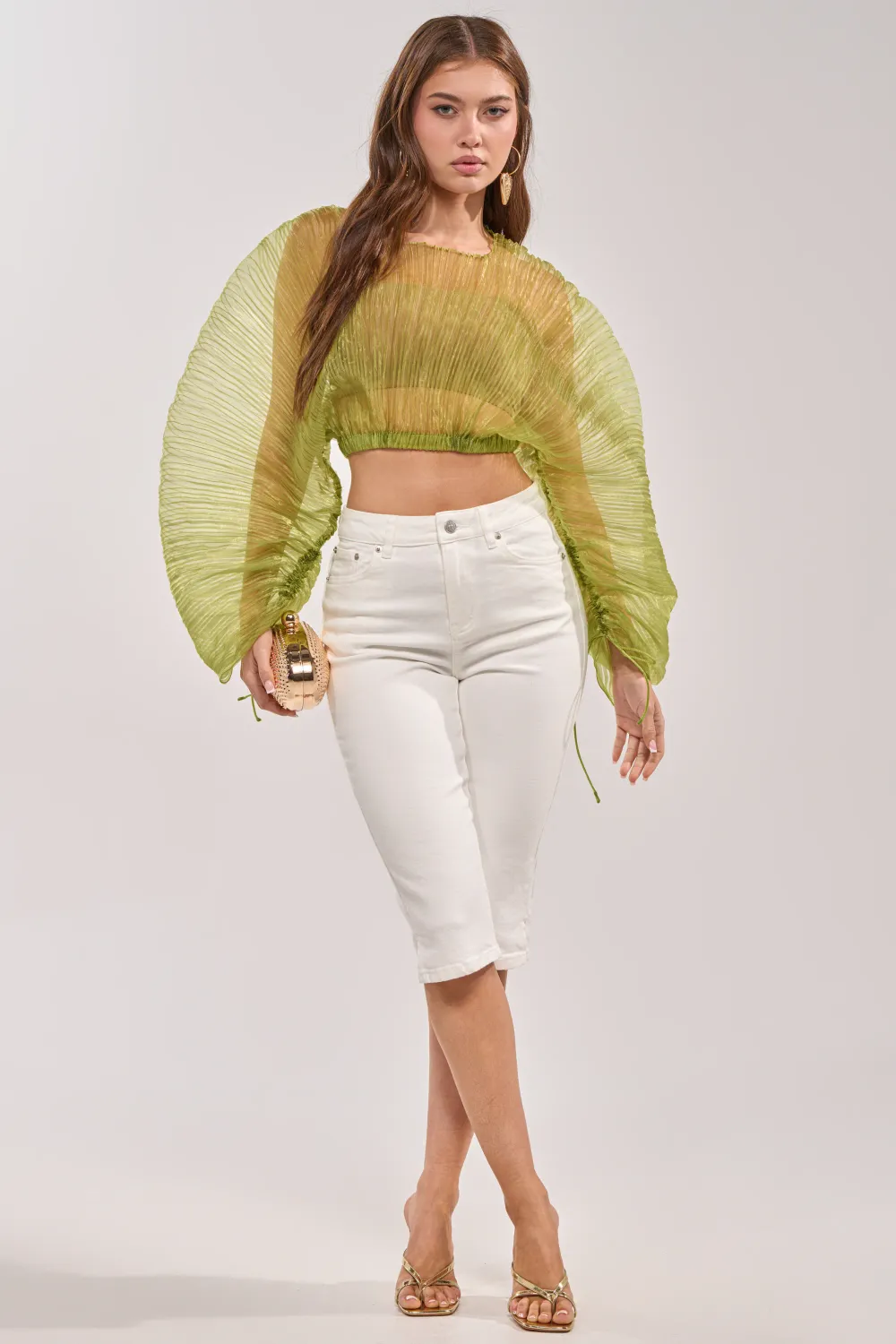 CICI DENIM CAPRI - 5