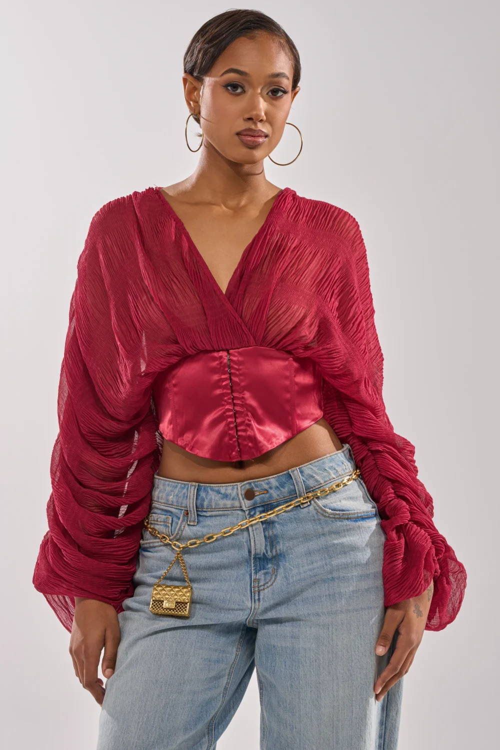 GIRLY PLZ BLOUSE