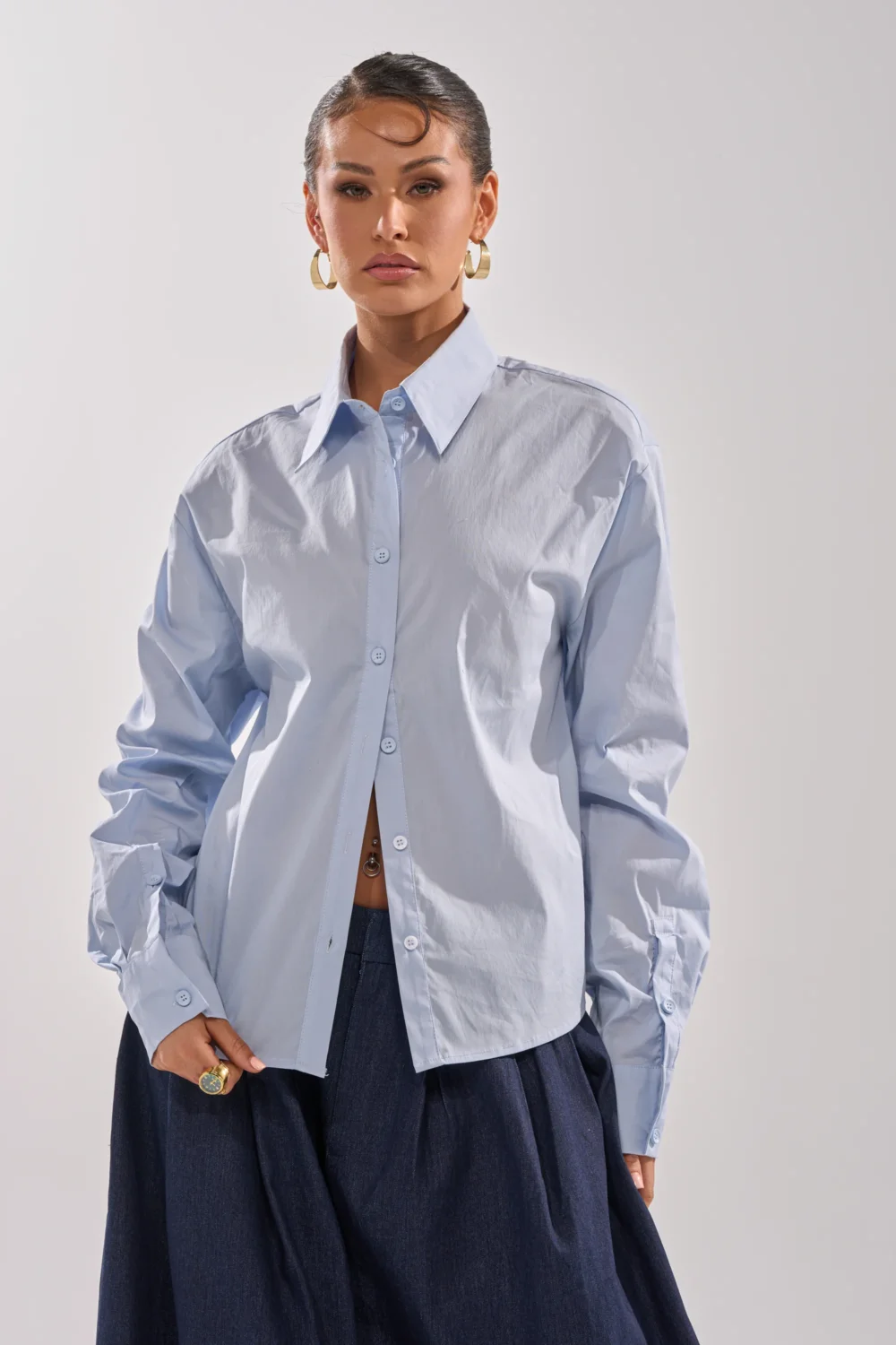 BUSINESS IN THE FRONT BUTTON DOWN - 5