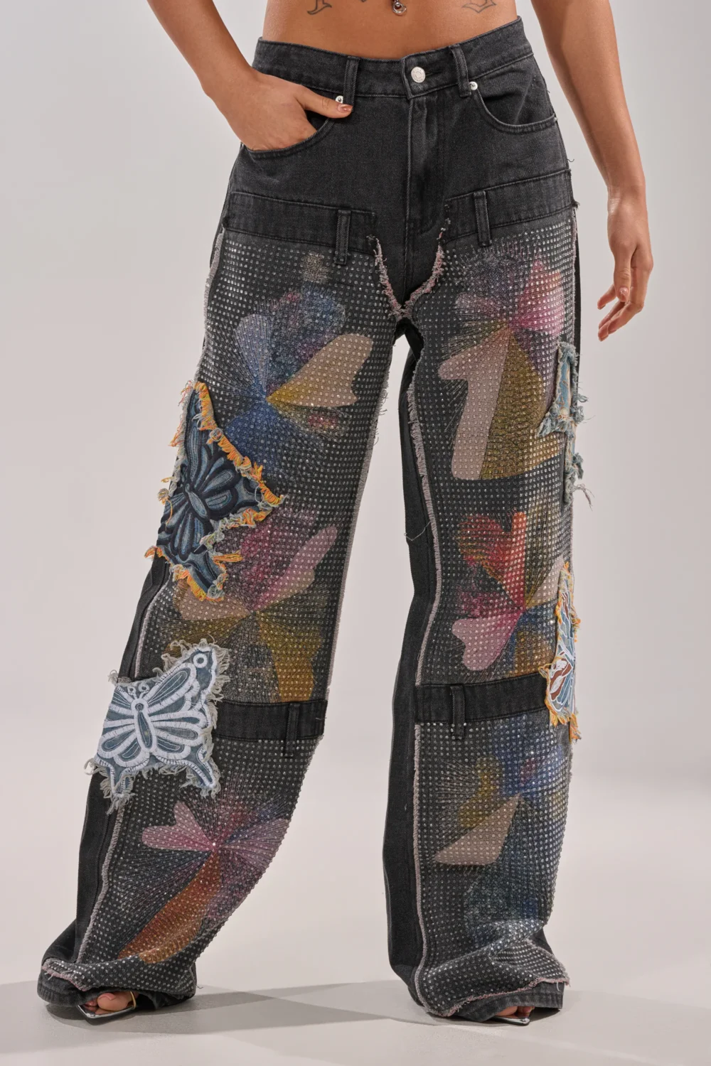 BUTTERFLY EFFECT RELAXED DENIM
