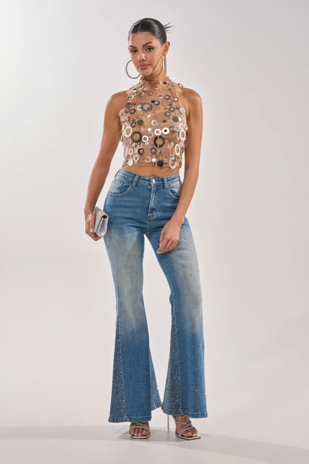 BLING BLING FLARE DENIM