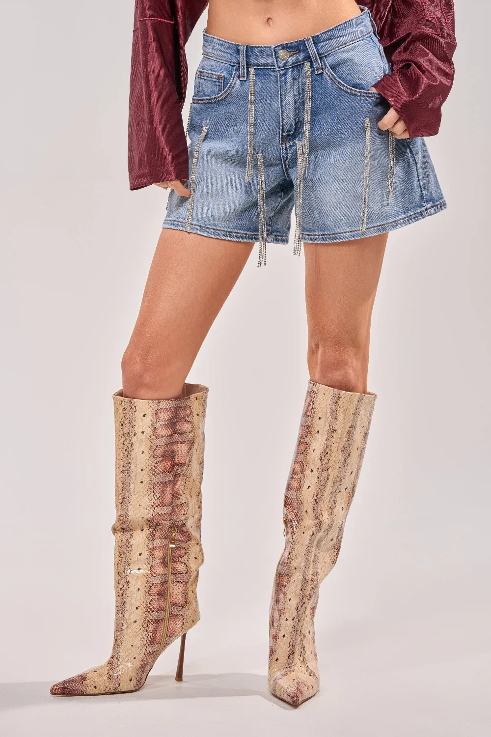 DRIP CITY DENIM SHORT