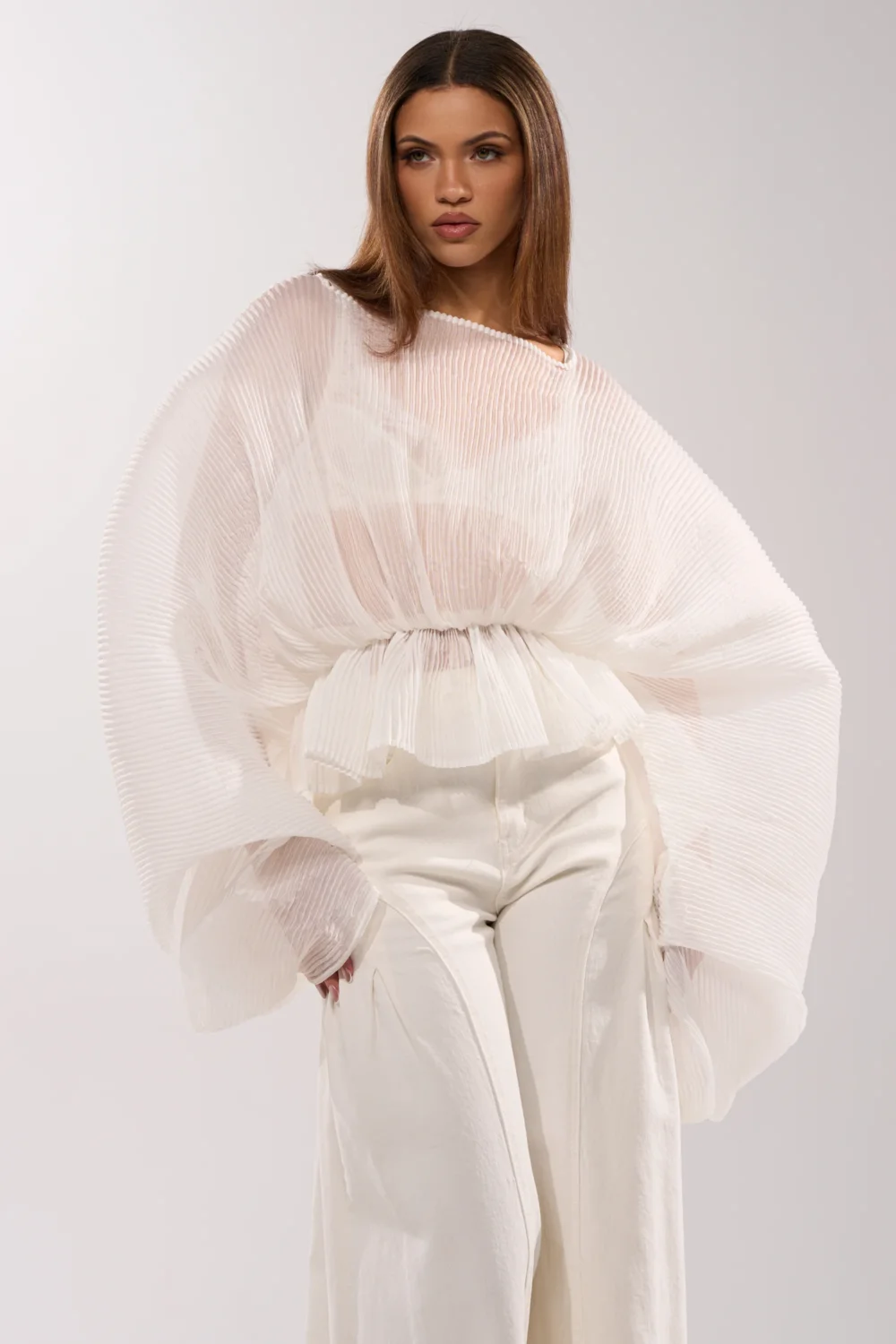 PRETTY GIRL PROBLEMS BLOUSE IN WHITE