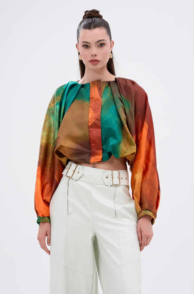 TIFFANY OMBRE BLOUSE