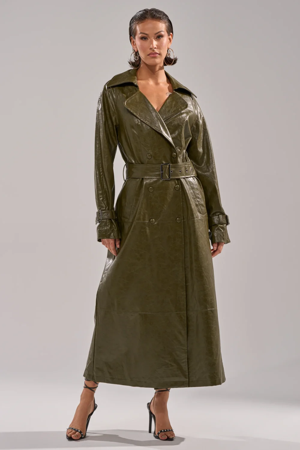 GEMINI EVERYDAY TRENCH IN OLIVE