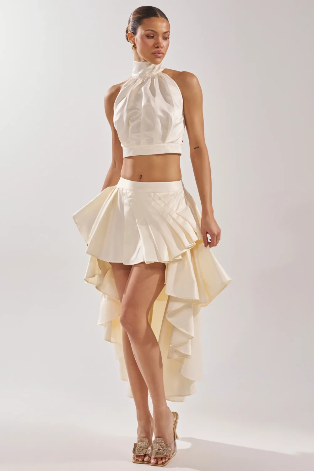IT WAY EASY HIGH LOW SKIRT