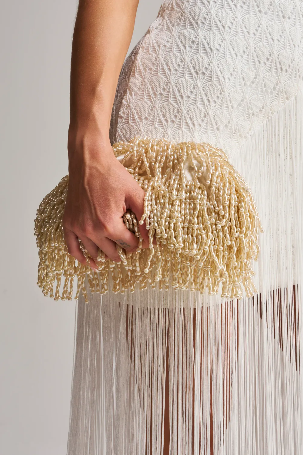 ON AN ISLAND PEARL CLUTCH