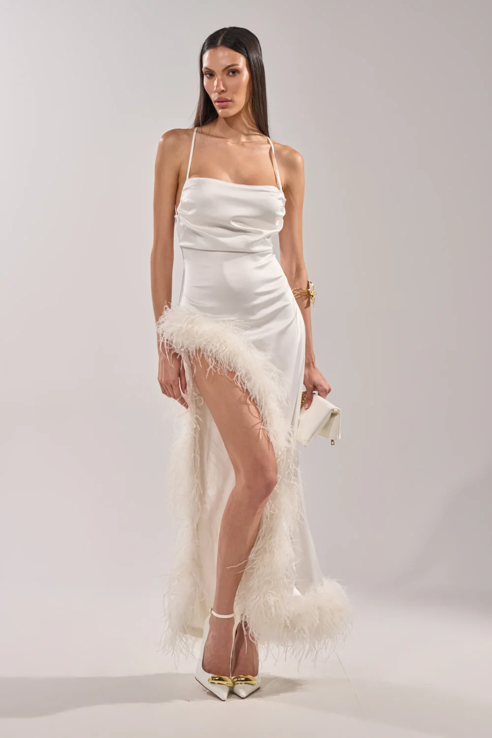 LIGHT AS A FEATHER MAXI DRESS