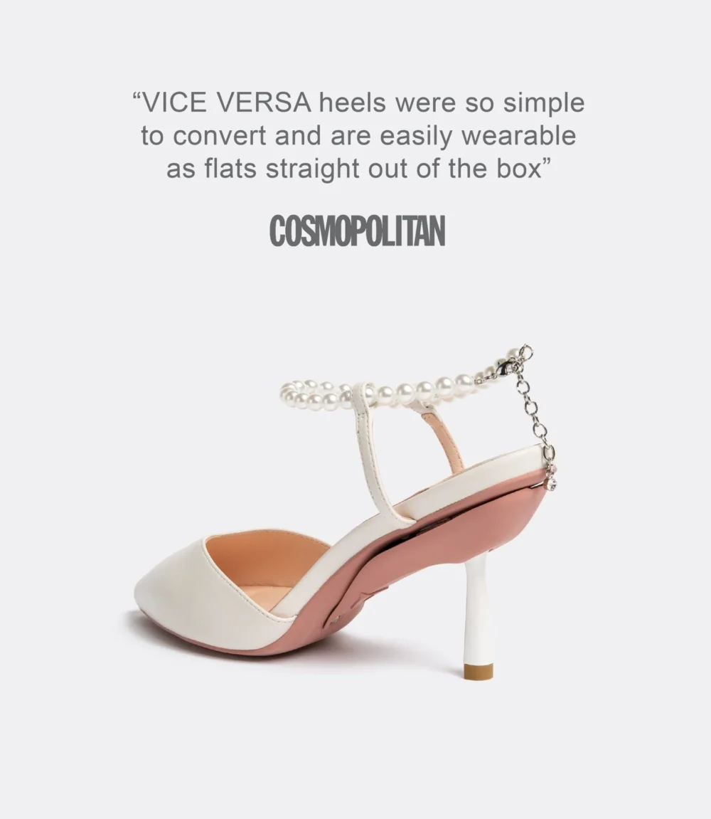 Publicist Pumps in White Pearl - 5