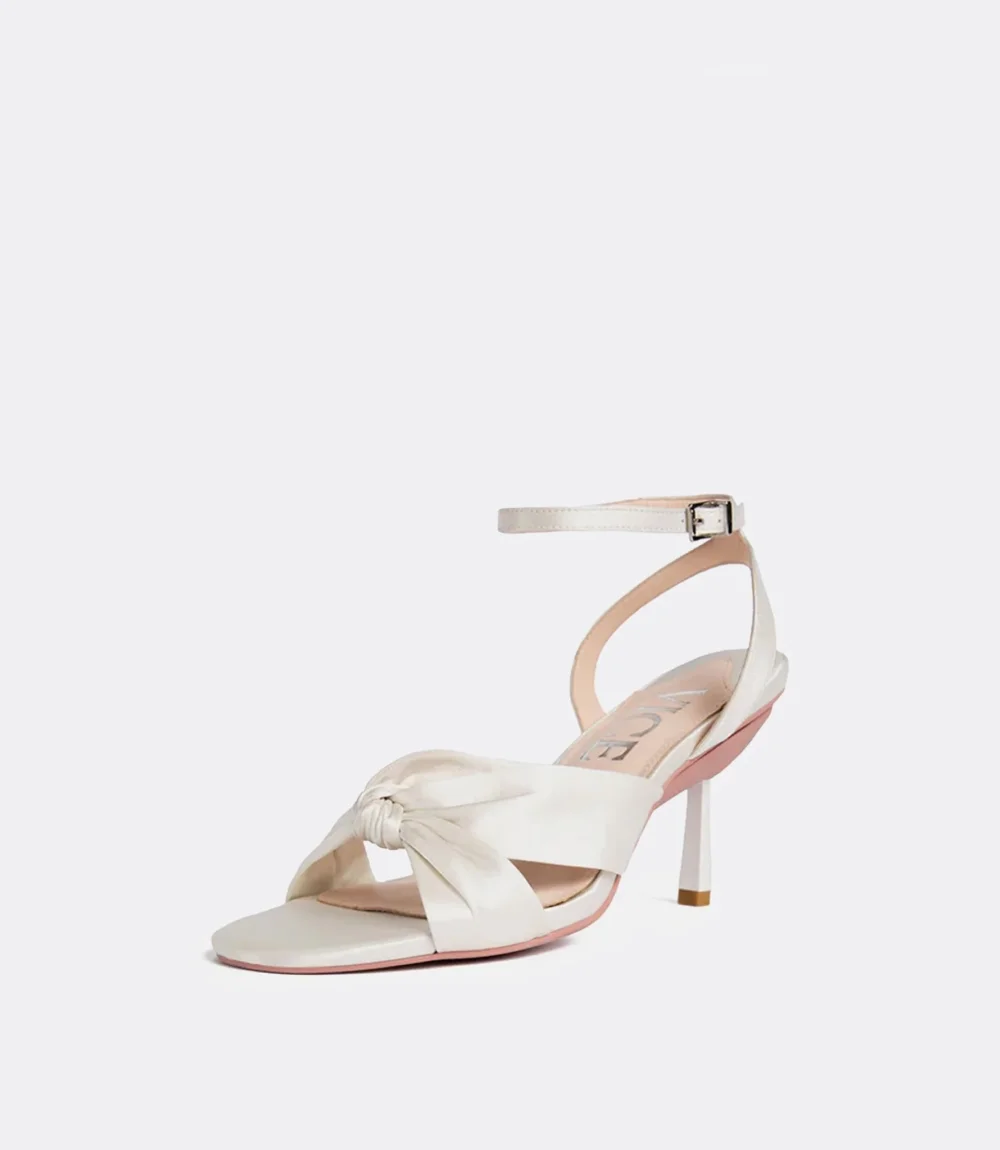 Everyday Sandals in White Silk