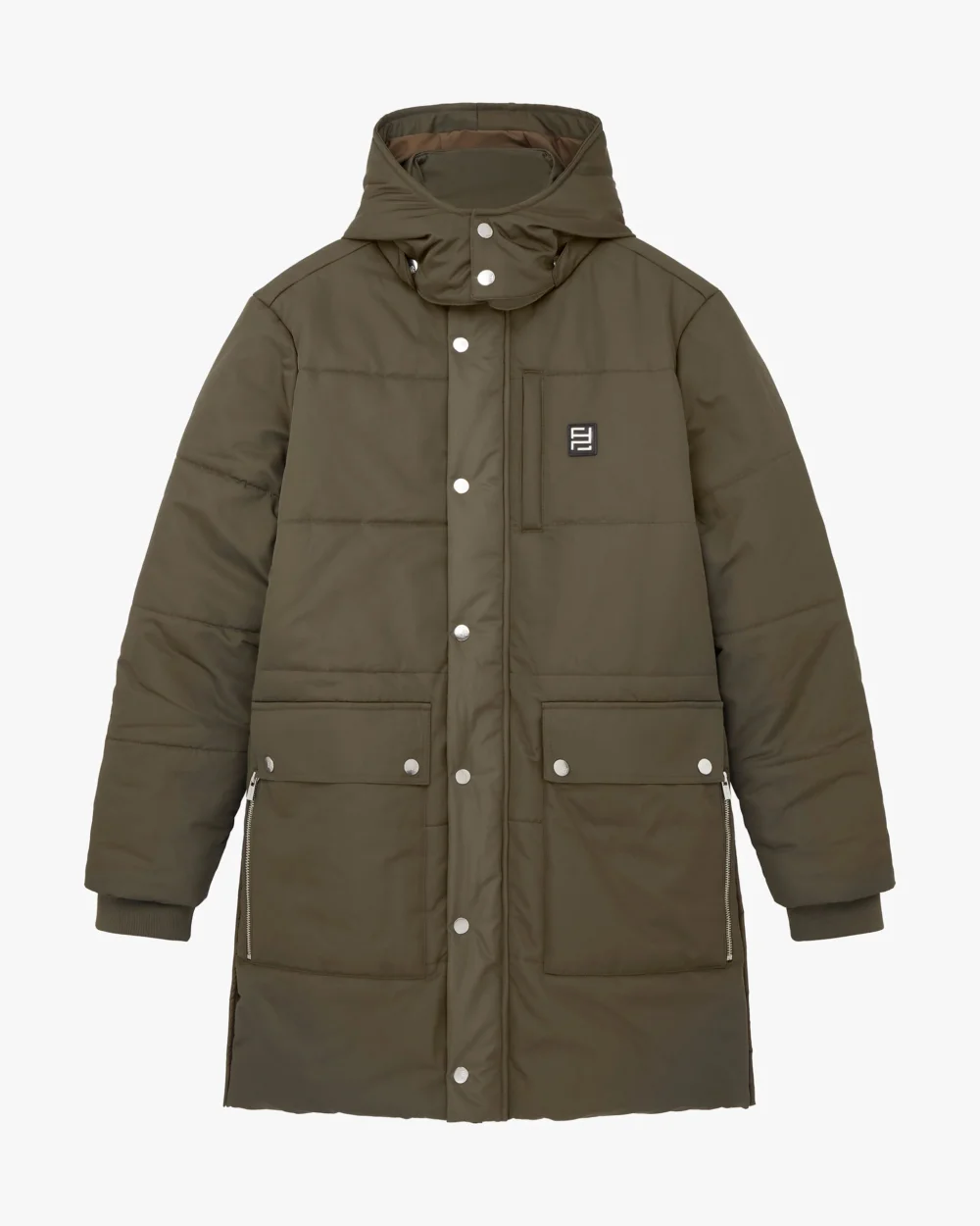 Nylon Puffer Coat - 4
