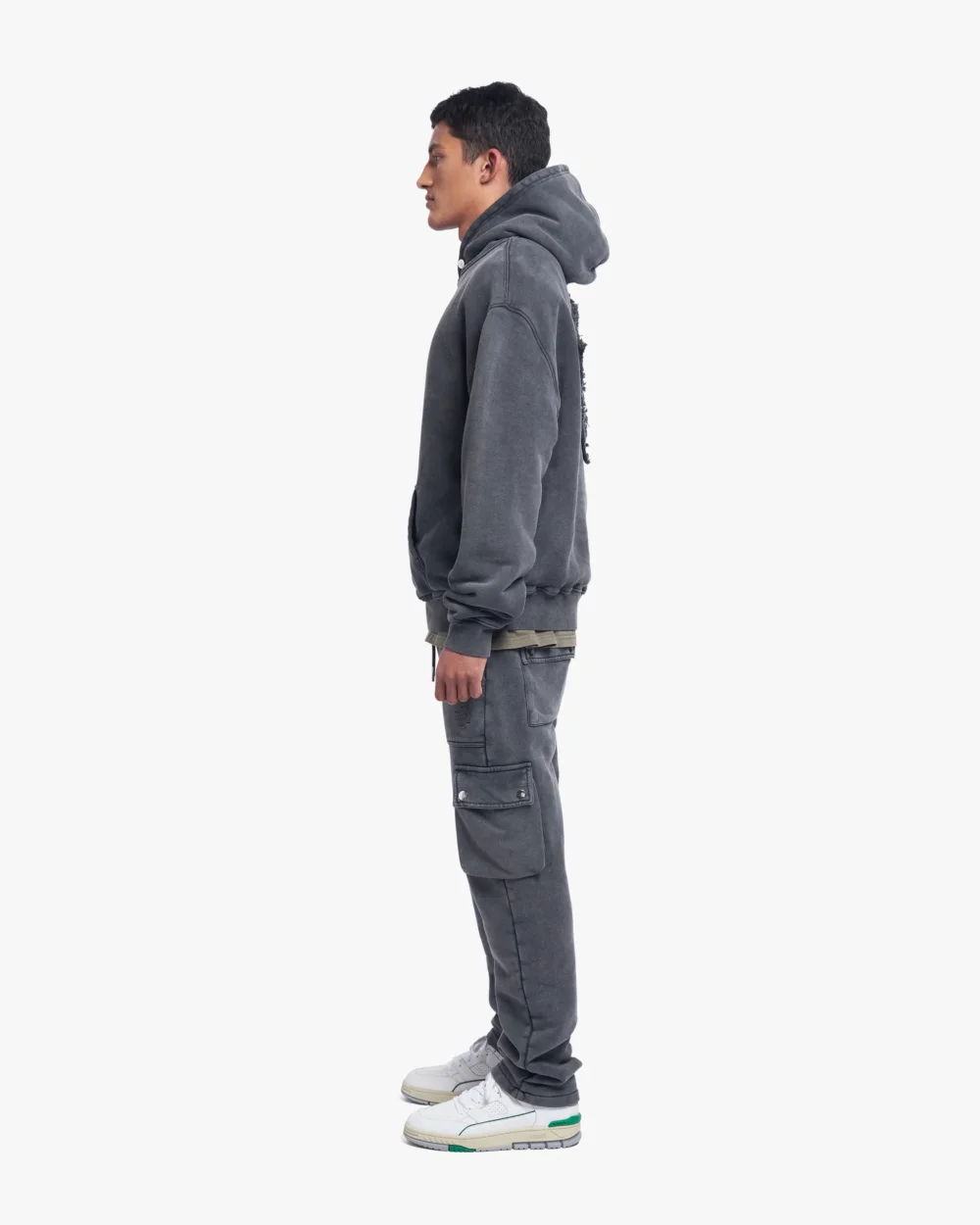 Vintage Washed Oversized Hoodie - 2