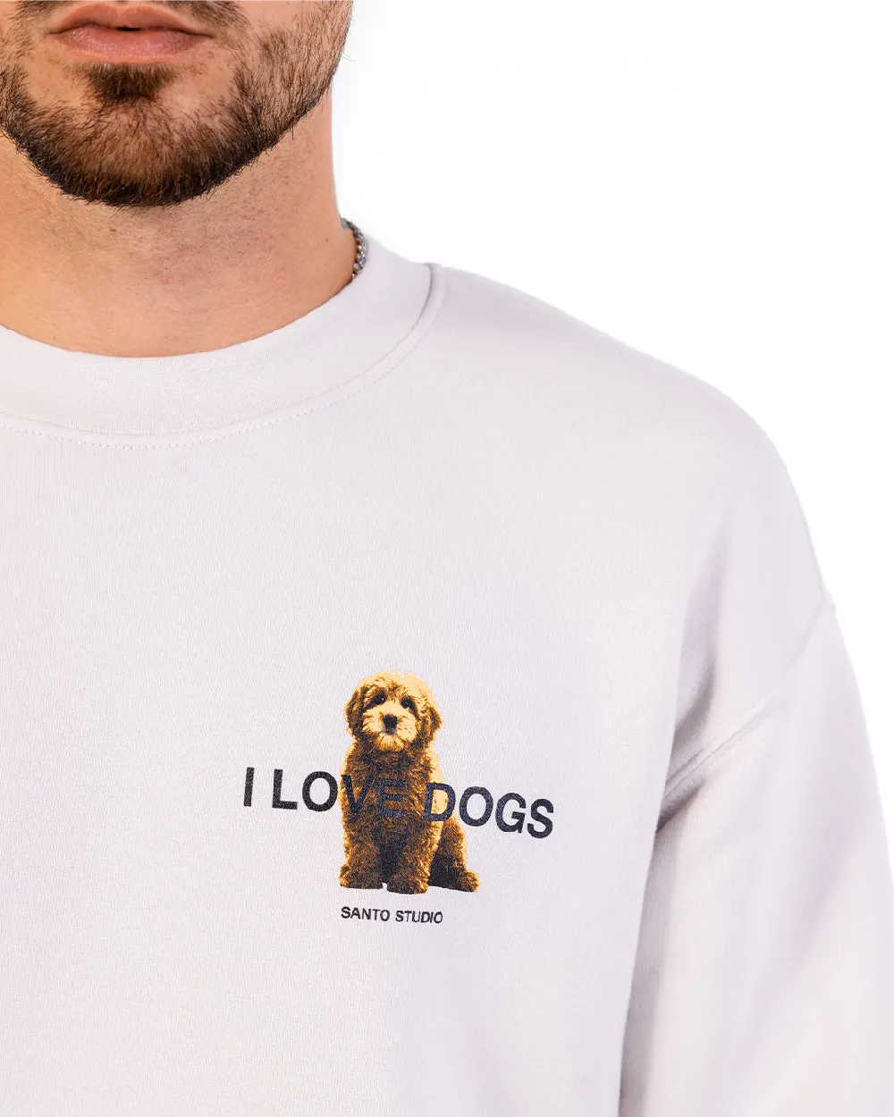 I Love Dogs Crew Sweater - 2