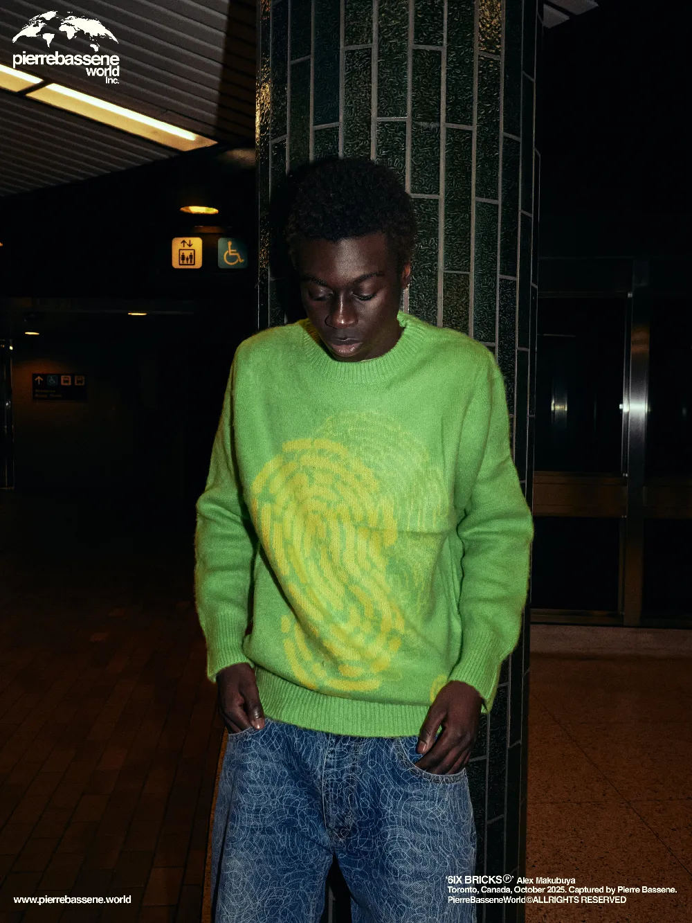 Mohair Sweater - Lime Green - 2