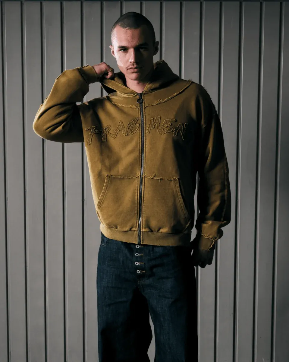 ROOTS ZIP UP HOODIE - KHAKI - 2