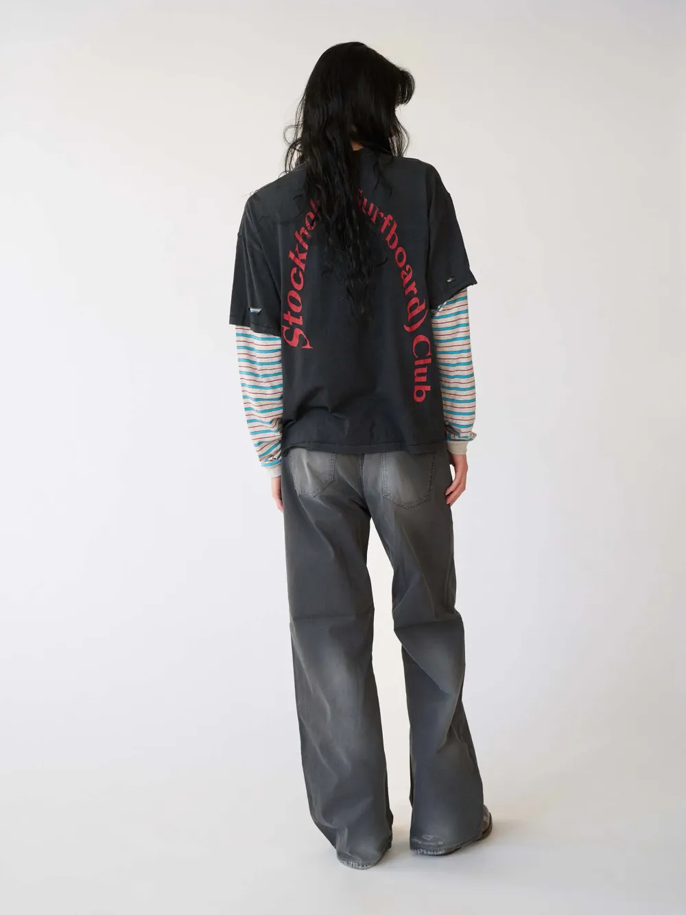 Back Logo Layered T-shirt - 5