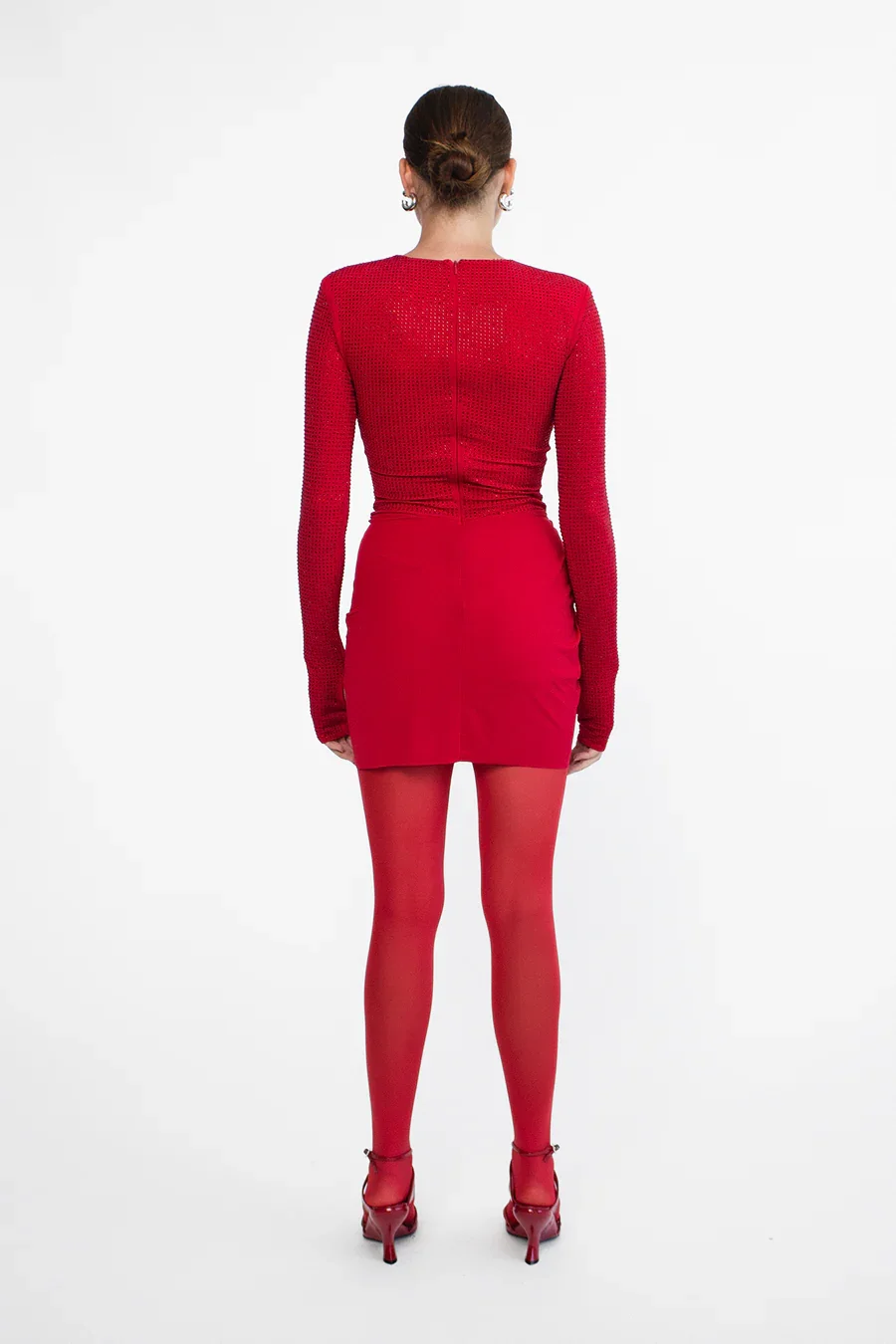 MANTA MINI DRESS | RED - 5