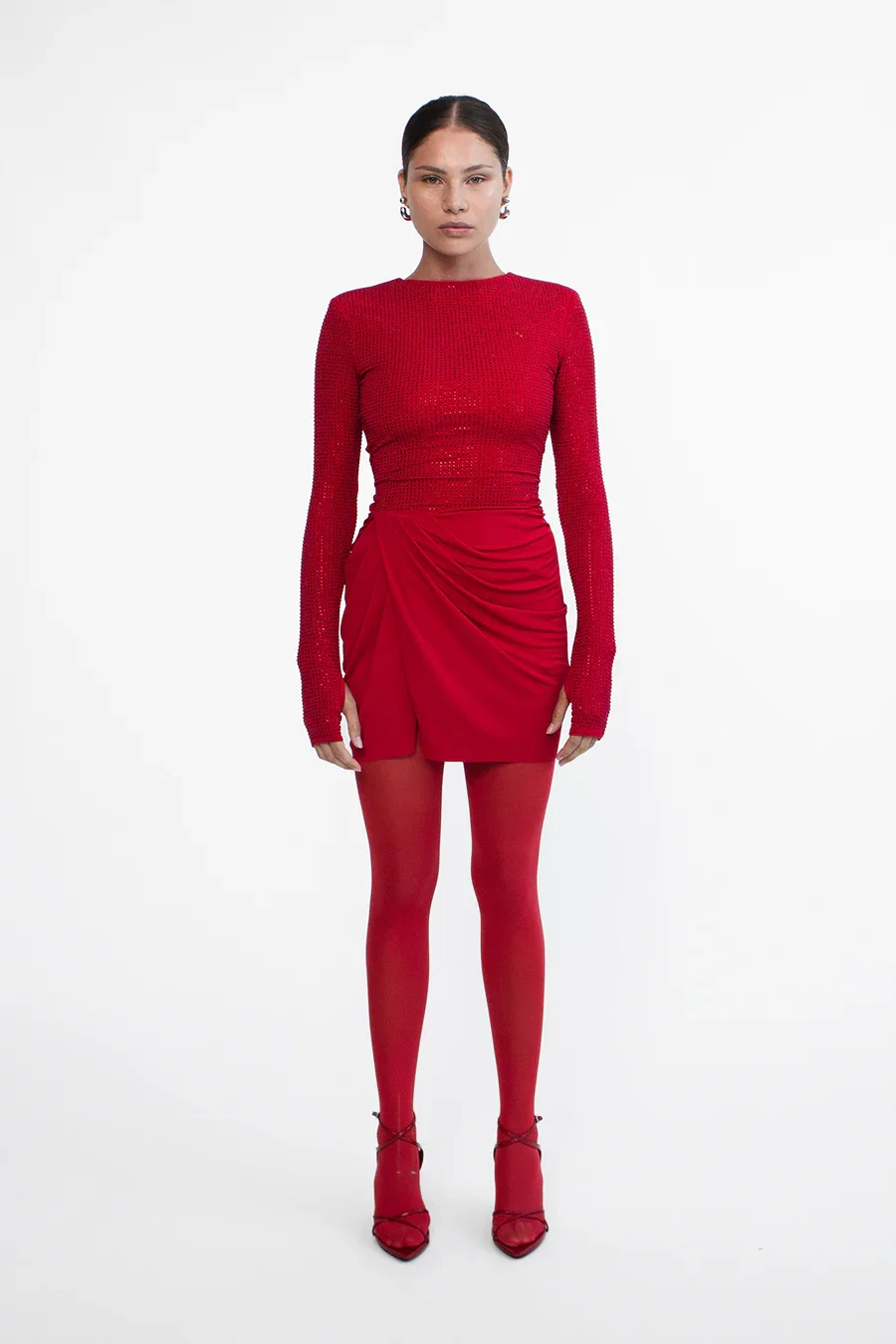 MANTA MINI DRESS | RED - 3