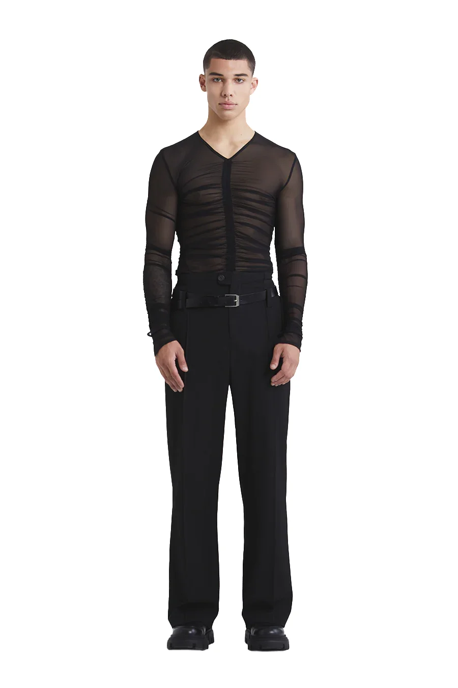 HAVOC MESH TOP | BLACK