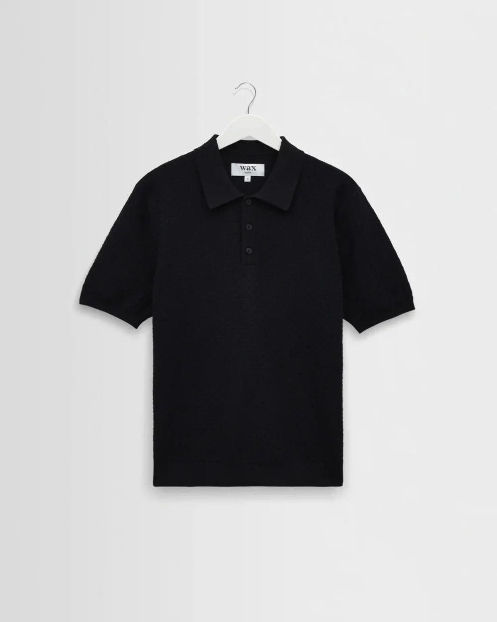 Wax London Naples Retro Diamond Knitted Polo - Navy