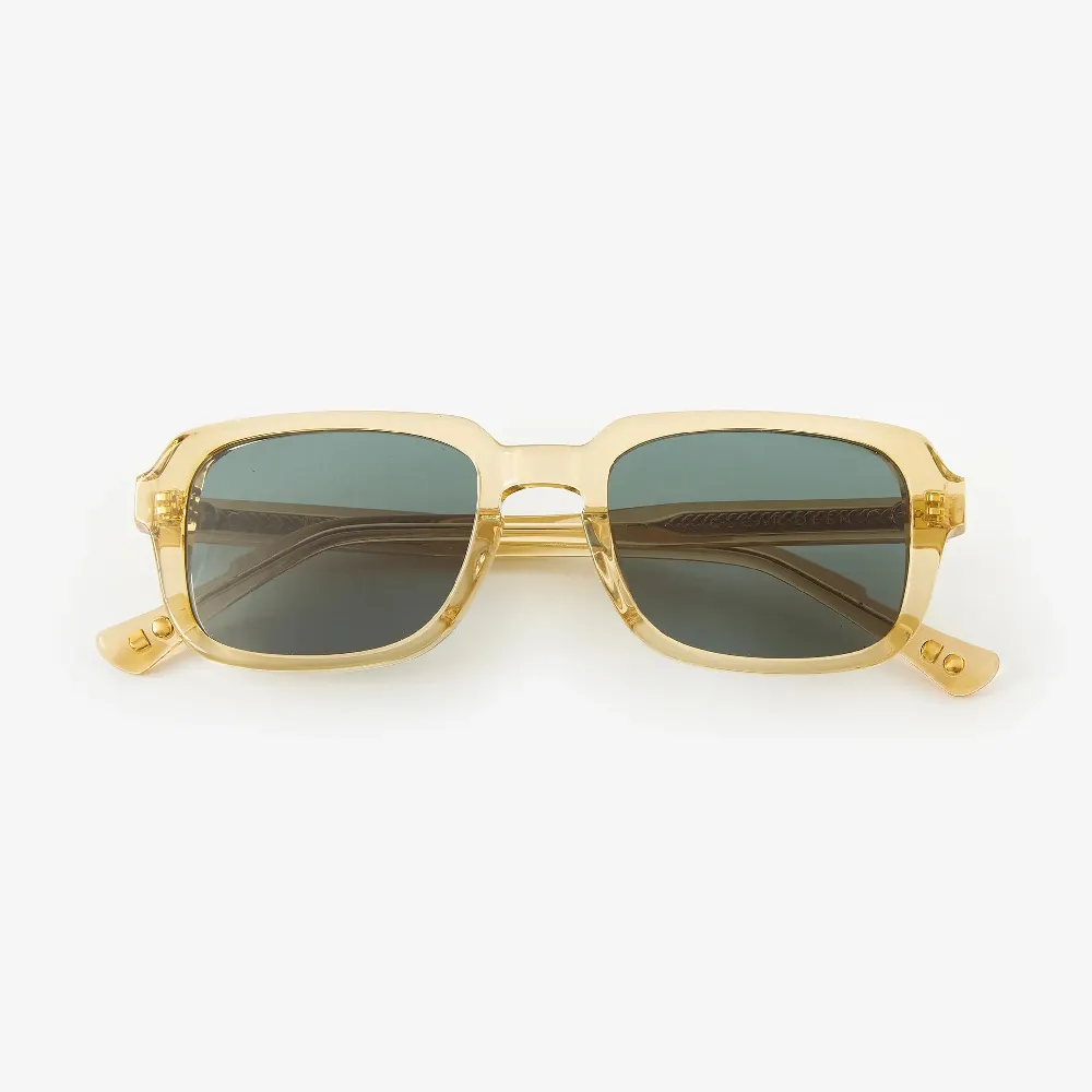 Oscar Deen Nelson Sunglasses - Treacle / Olive Lenses