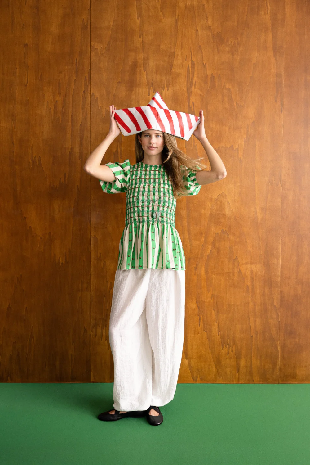 Salvia Green Blouse - 3