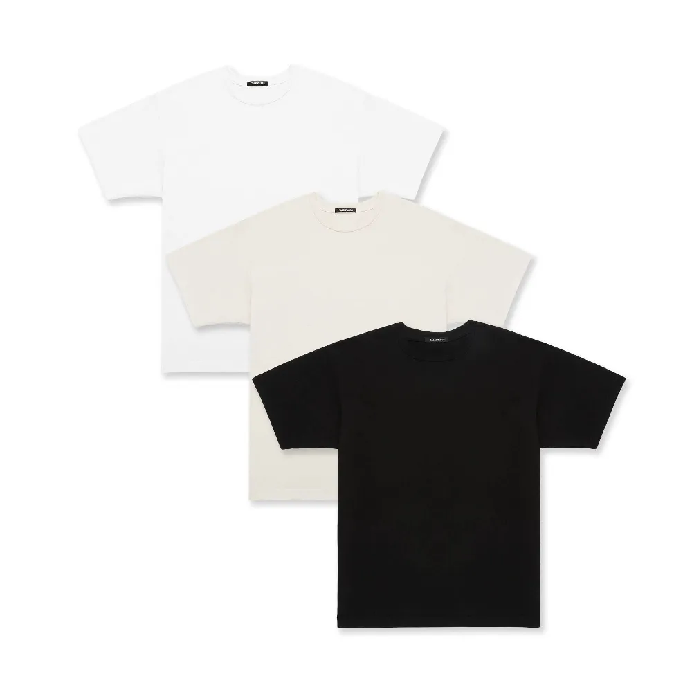 MENS DROP SHOULDER TEE 3 PACK - MIX & MATCH