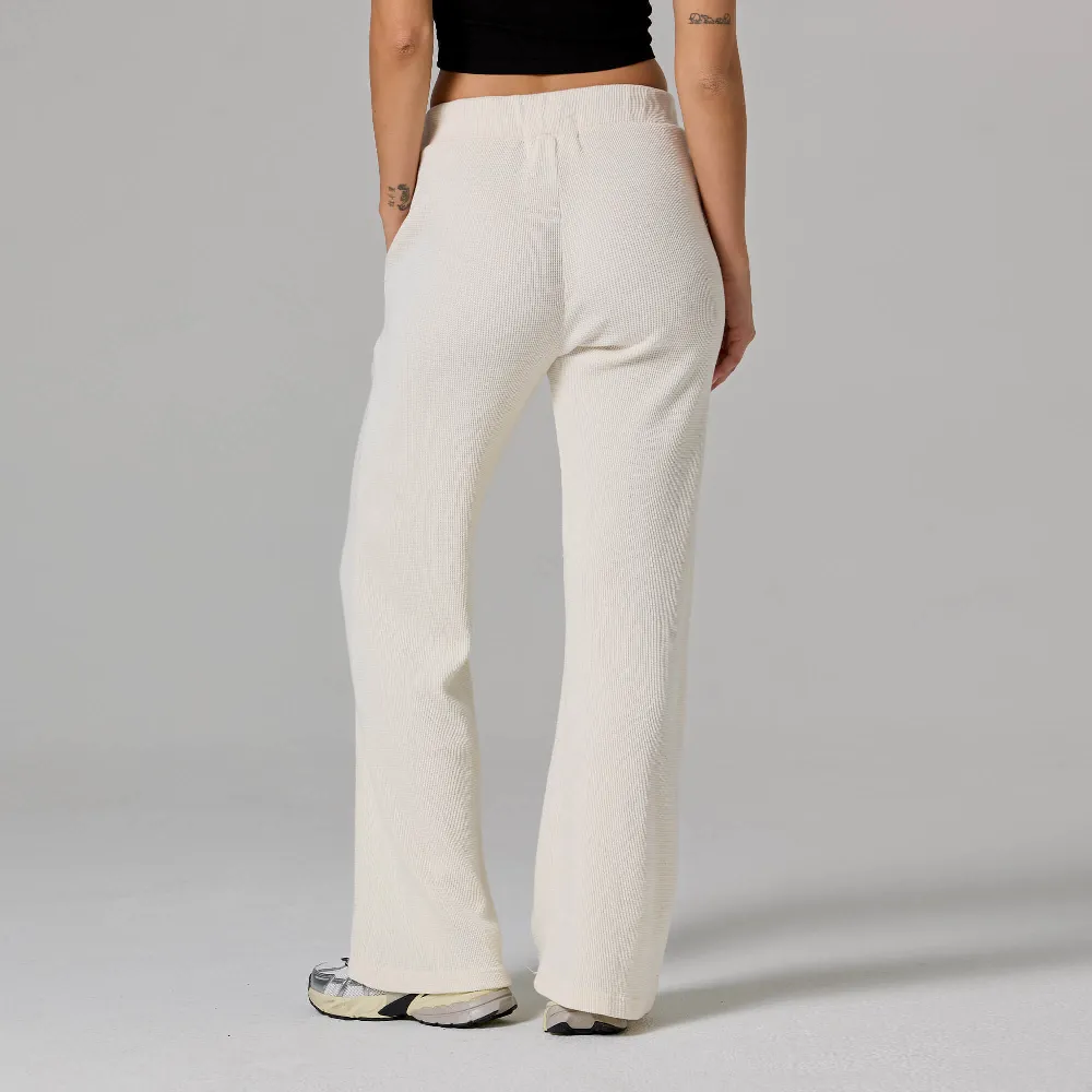 WOMENS WAFFLE LOUNGE PANT - 3