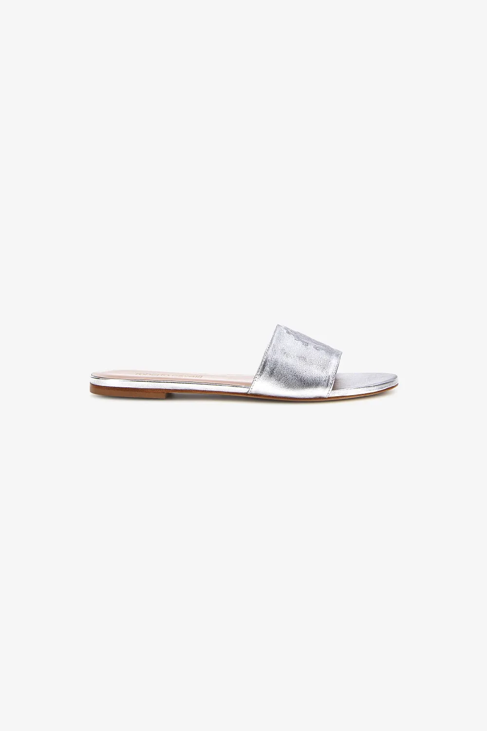 RC logo sandals