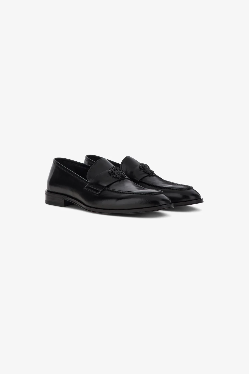 Loafers with Monogram Mirror Snake