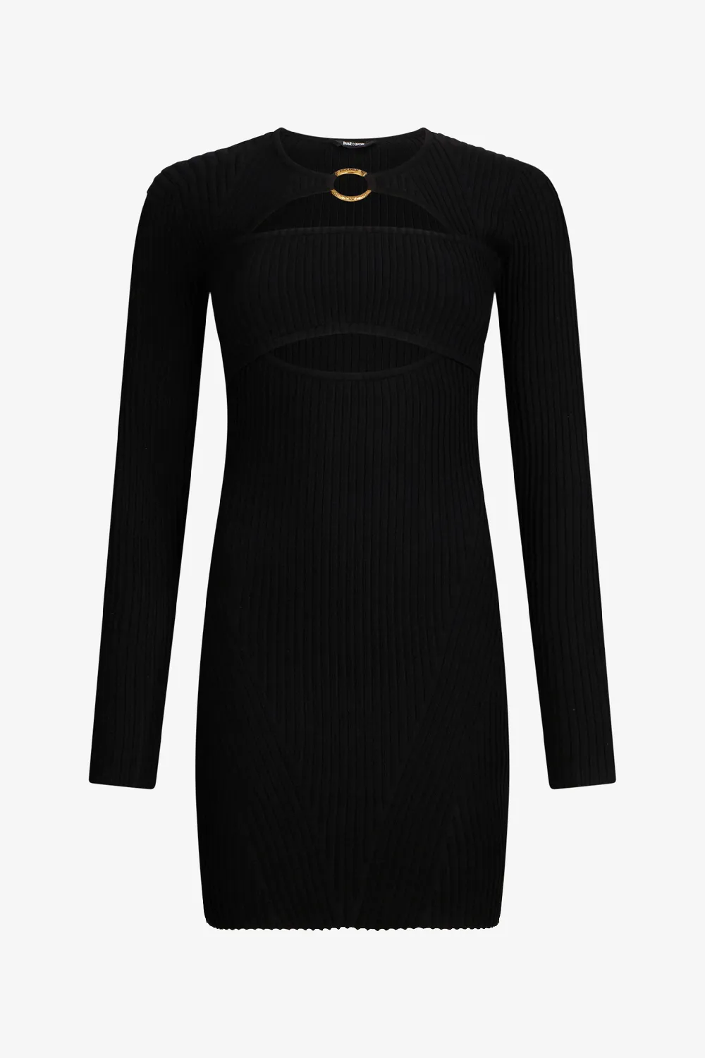 Black Mini Dress With Cut-Out
