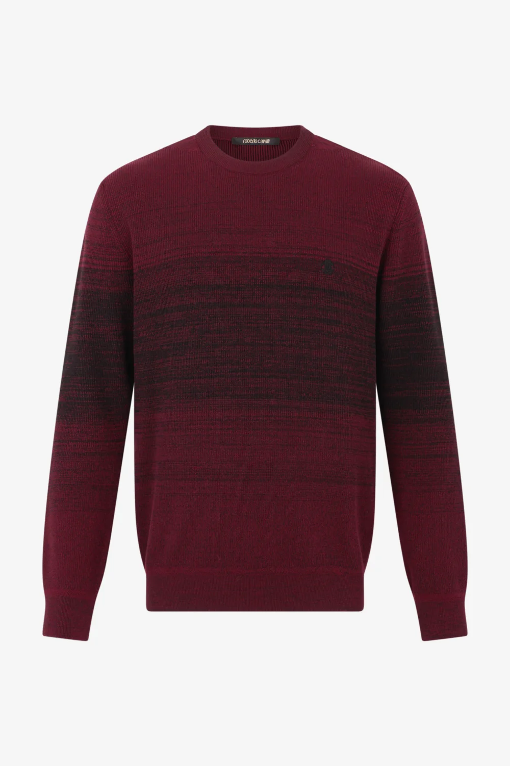 Burgundy Dégradé Cotton Sweater