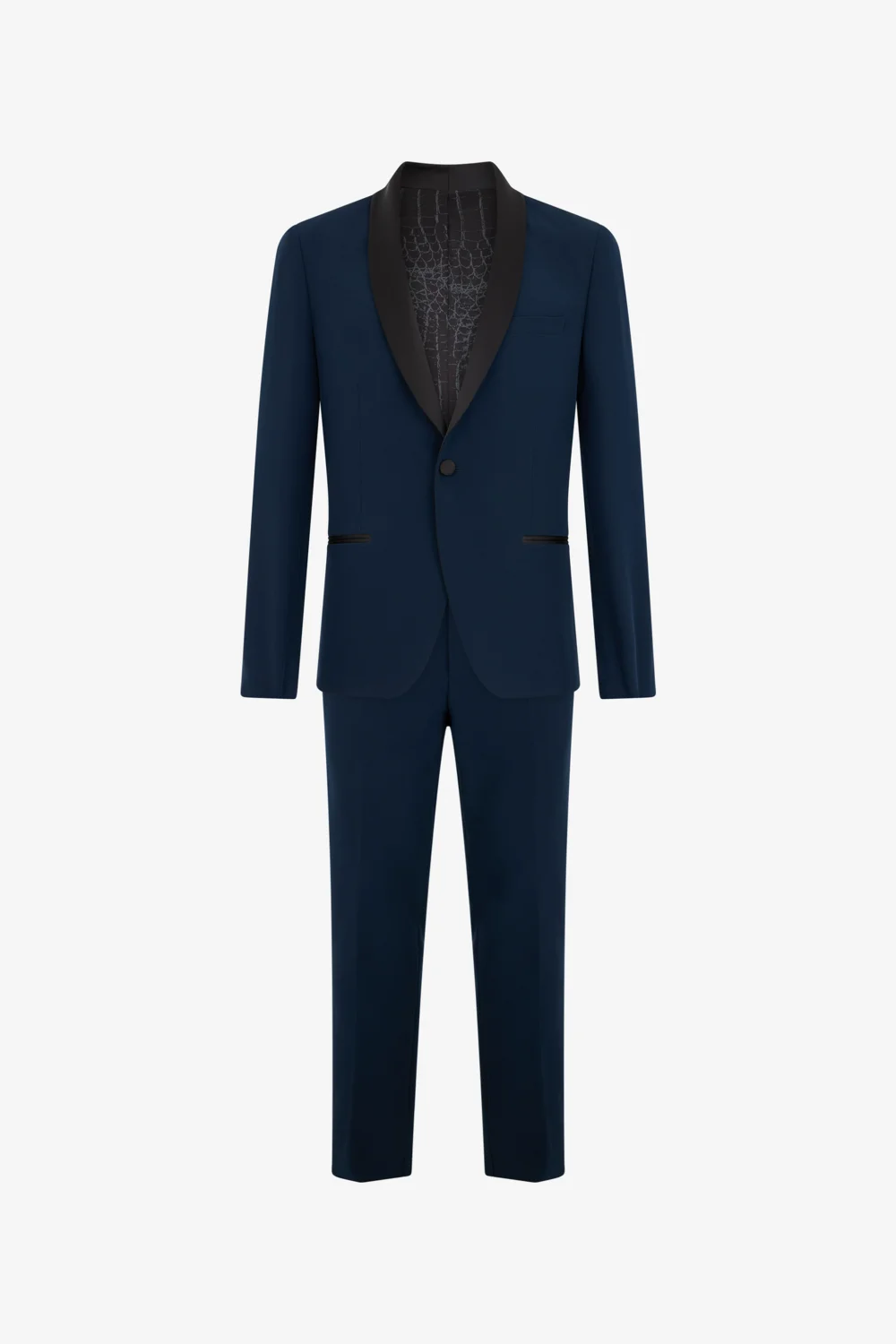 Single-button suit jacket