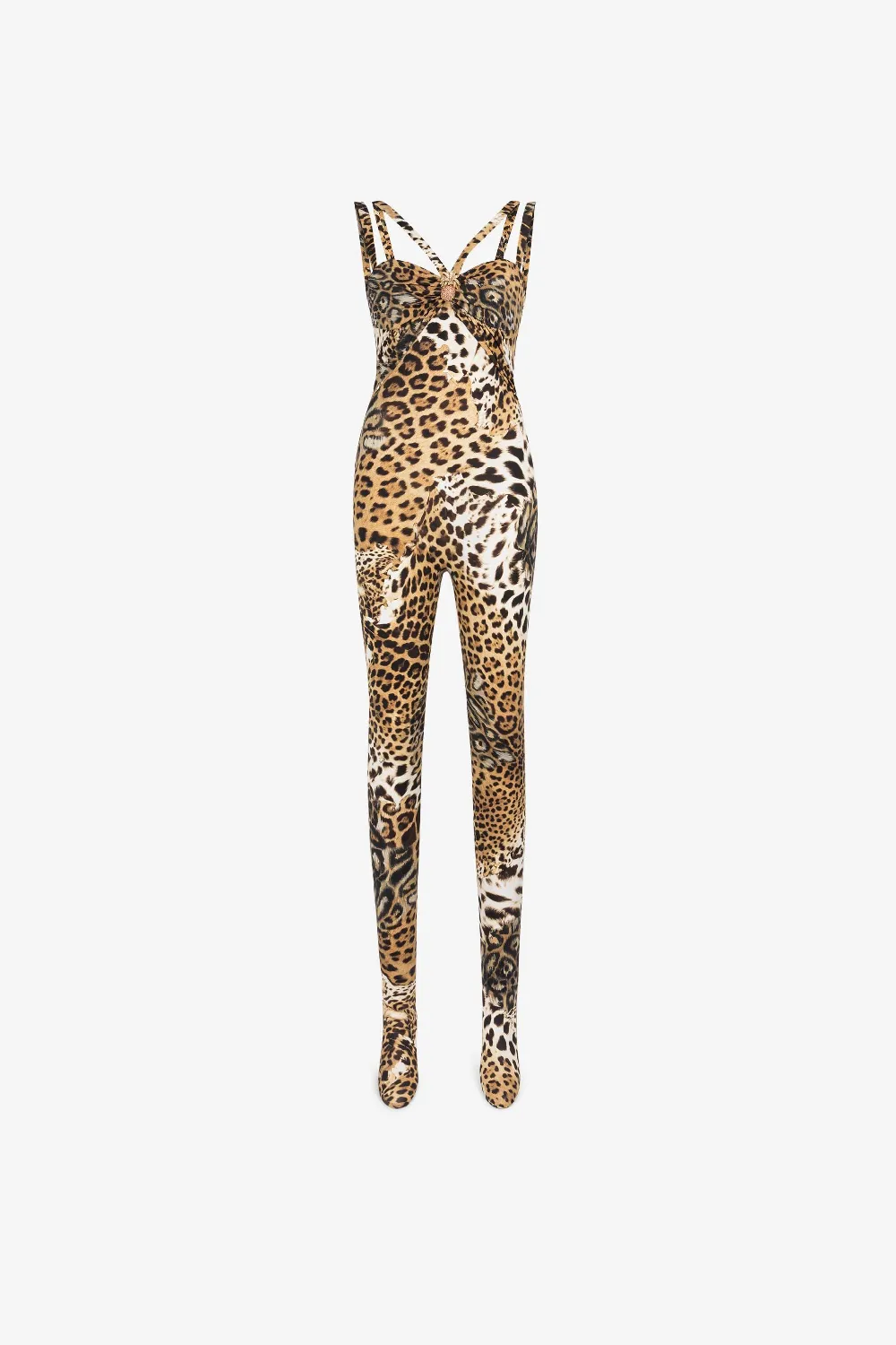 Leopard-print jumpsuit