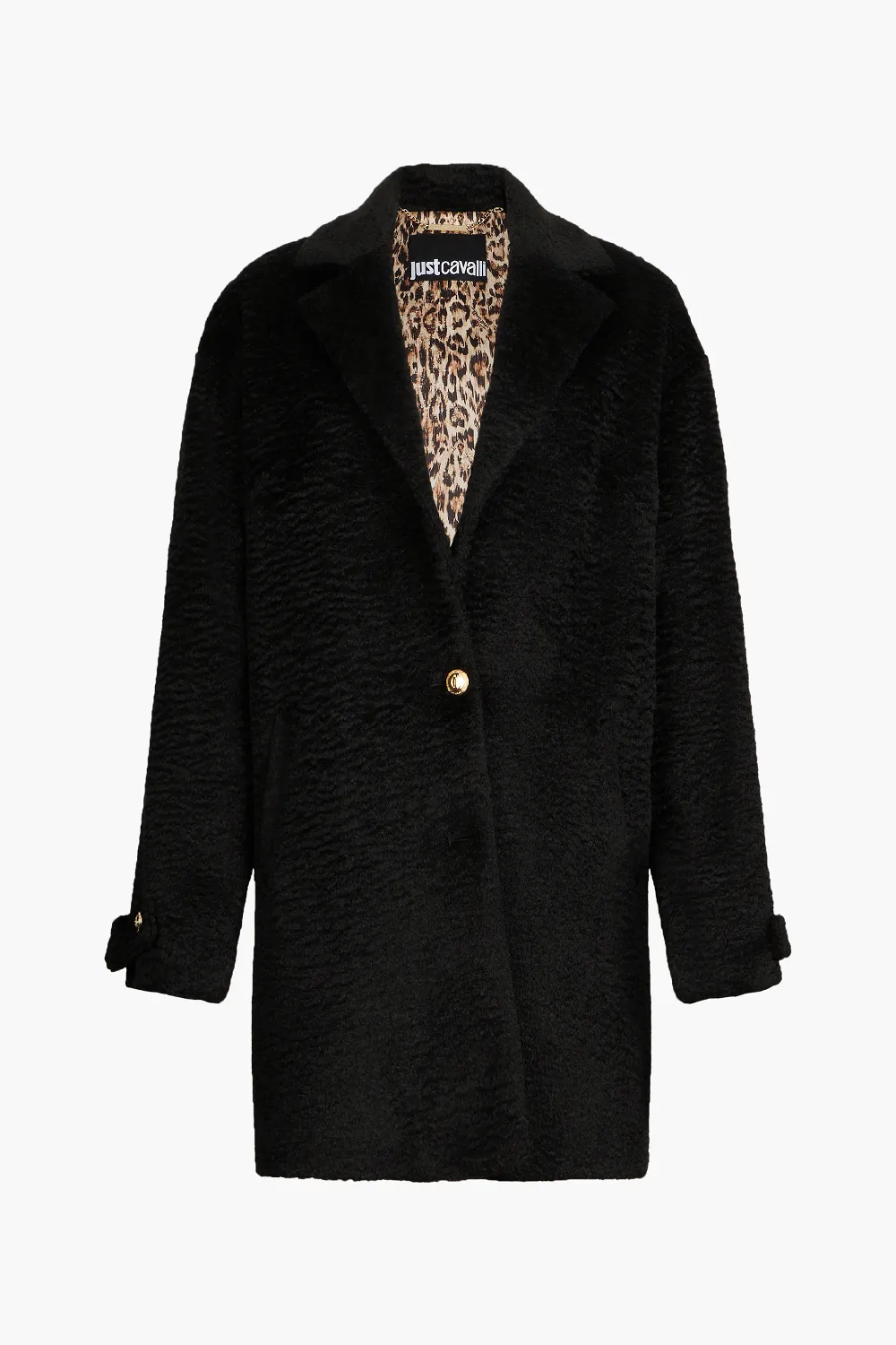Black Coat with Gold Buttons