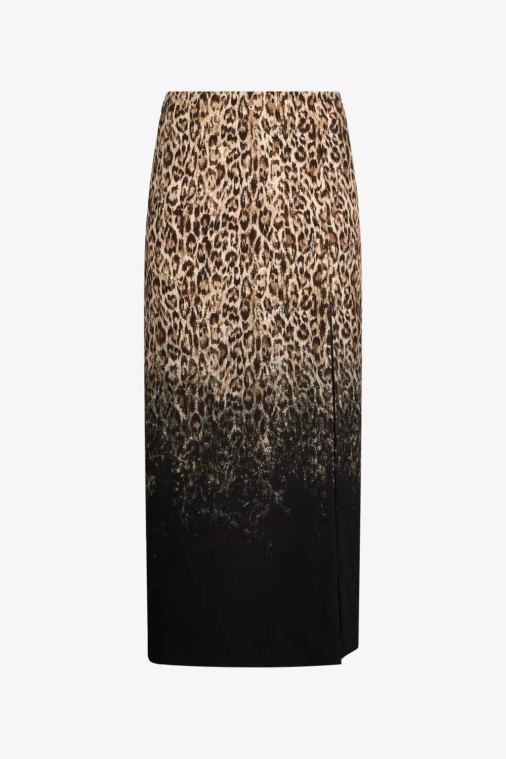 Leopard Print Midi Skirt