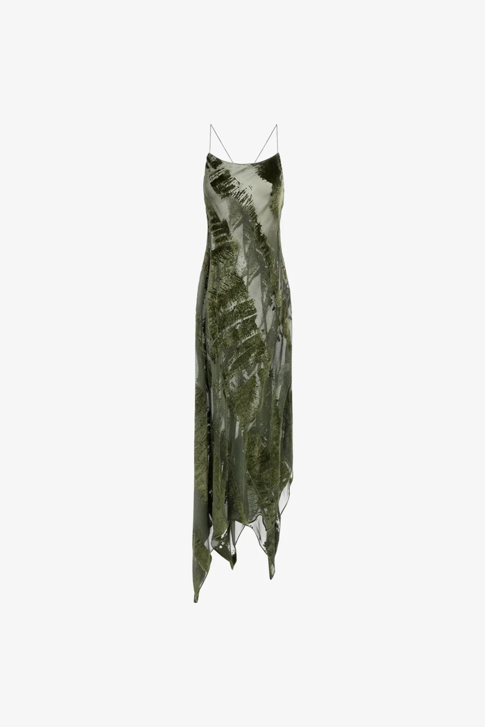 Long devore dress