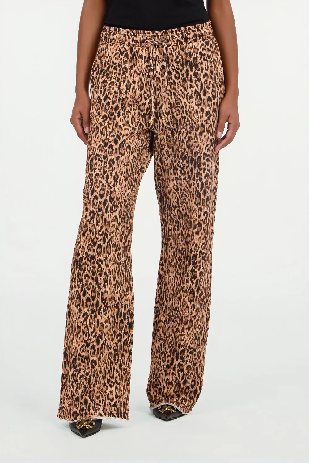 Leopard Skin Print Trousers