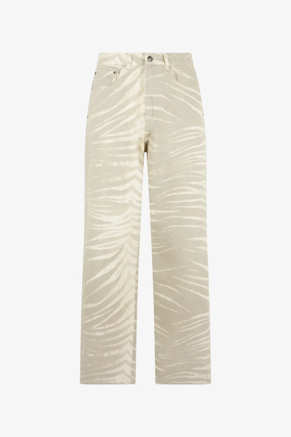 Natural Barb Print Jeans
