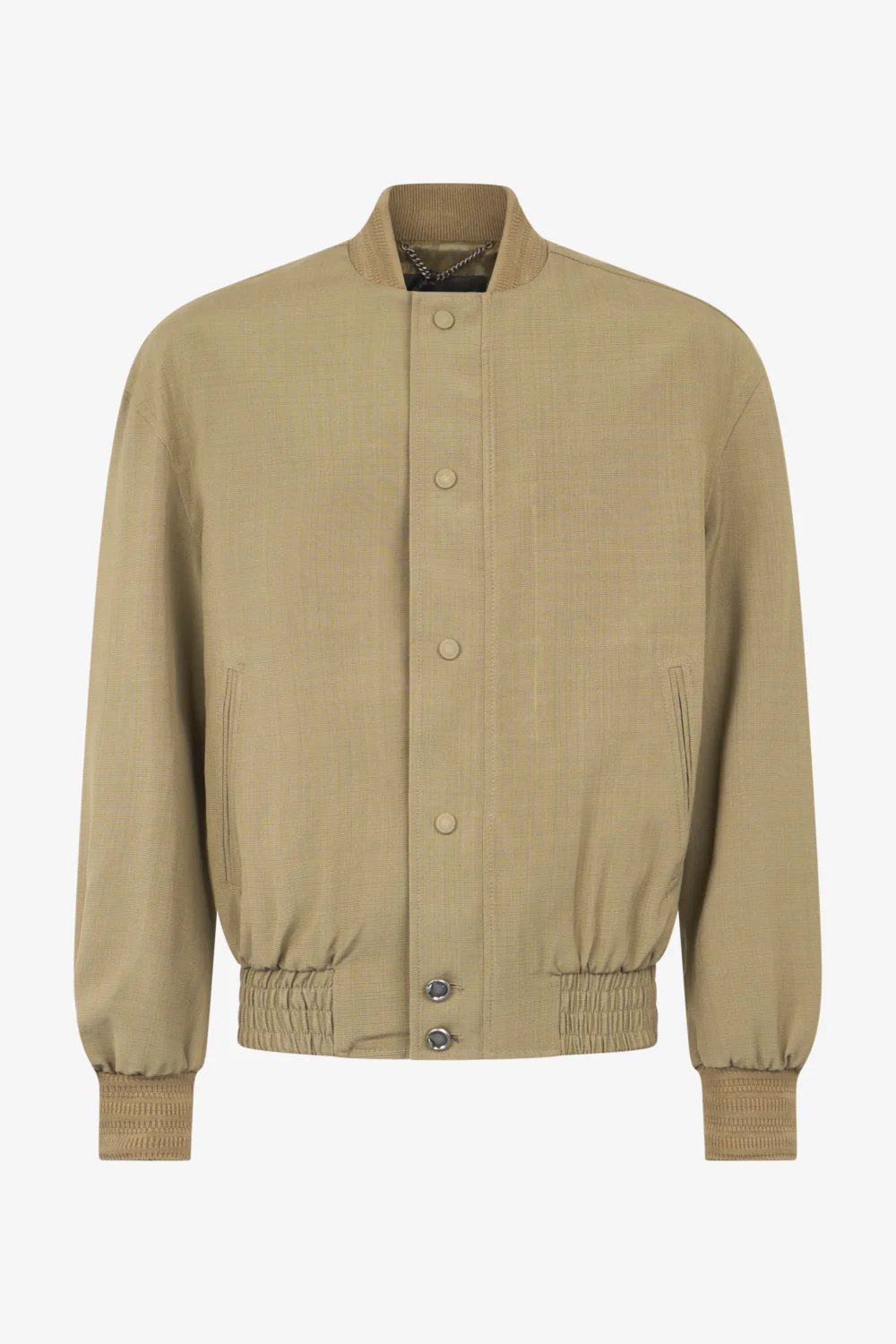 Buttoned Bomber Jacket