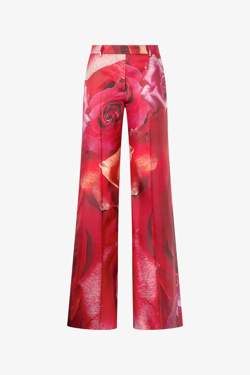 Rose-Print Pants