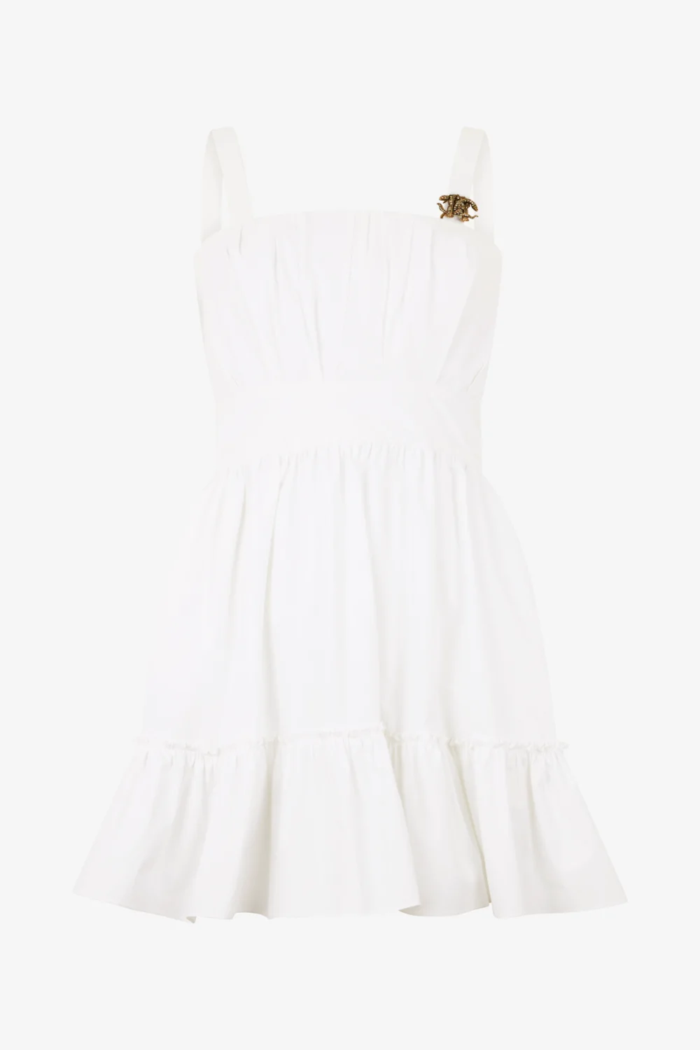 Dress With Metallic Mirror Snake Monogram