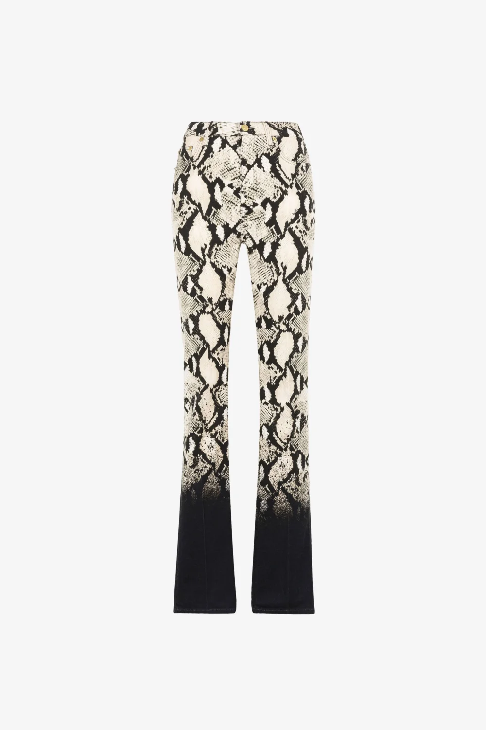 Python-Print Straight-Leg Jeans