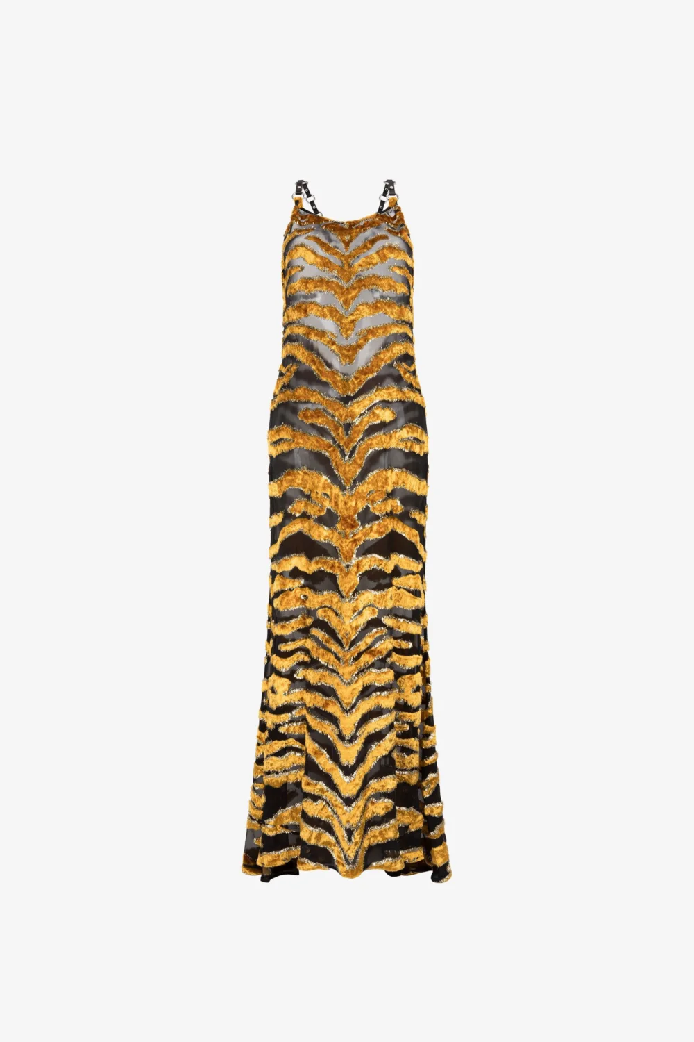 Tiger Fil-Coupé Maxi Dress