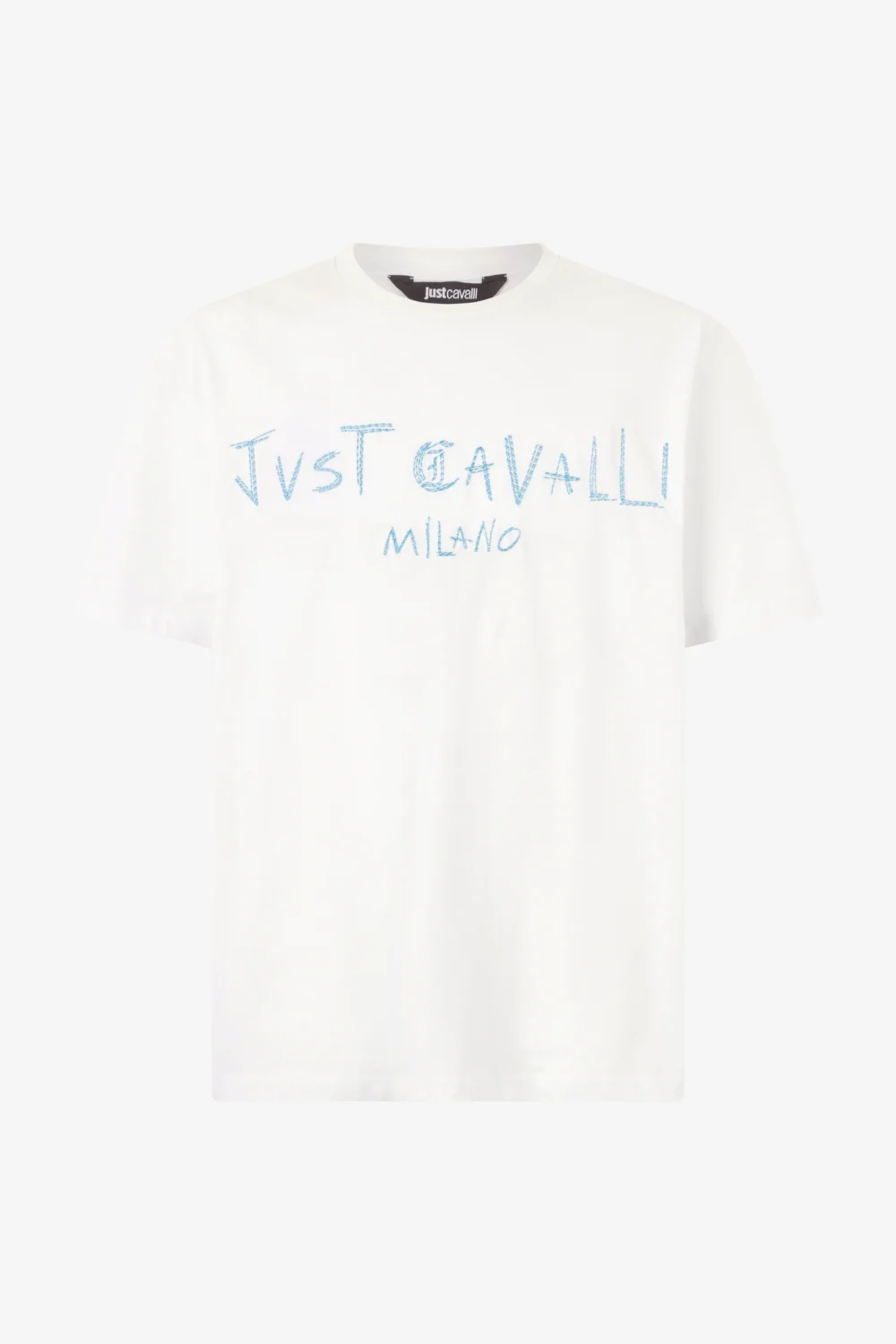T-Shirt With Top-Stitched Logo